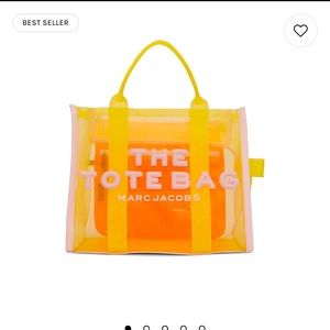 NWT Colorblock Mesh Medium Tote Bag in Yellow Multi